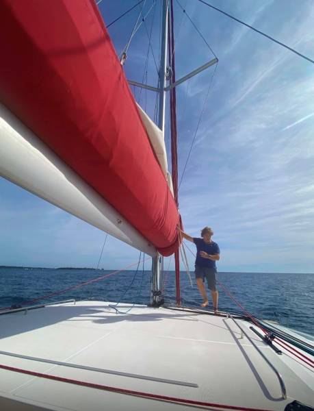 Essais en mer des voiliers